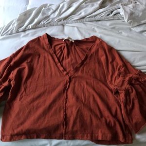 urban outfitters orange shirt